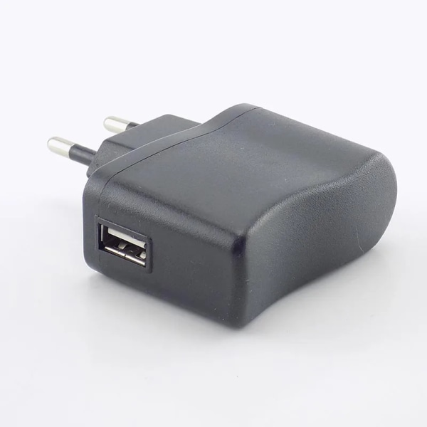 Adaptateur d'alimentation mikroport USB, 5V, 0,5 A, alimentation pour bande, lampe LED, ladda AC à DC, 100V, 240V, 500mA DC, laddare US Plug