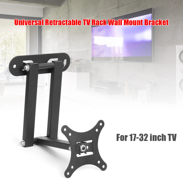 Justerbar Full Motion 30 kg TV-ramhållare 17 till 32 tums TV-hållare