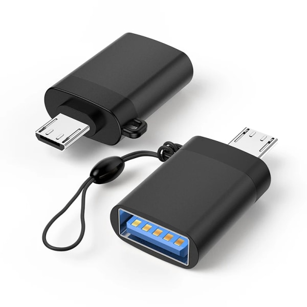 Adaptateur micro USB 3.0 OTG för Samsung, tablette, telefon Android, anslutning för Xiaomi Redmi, Huawei, convertisseur Black