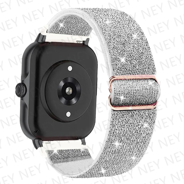 Glänsande elastiskt armband för Amazfit gts 4-3-2-2e-mini/bip-U-S-lite/Stratos 2 20mm/22mm band Böhmisk Pride armband gtr-4-3-3pro-2e flash silver 02 20mm watch band