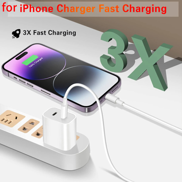 40W Dubbel USB-C PD Laddare Snabbladdning USB-C Typ C Snabb Telefonladdare Adapter för iPhone 15 14 13 Pro Max iPad Air Väggladdare EU Plug C2C Cable