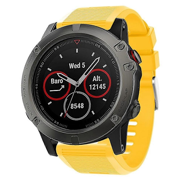 Type D KALEBO LKLB-HWGJ-001 til Garmin Fenix 6X/Fenix 7X/Instinct 2X Smart Watch Band QuickFit Style F