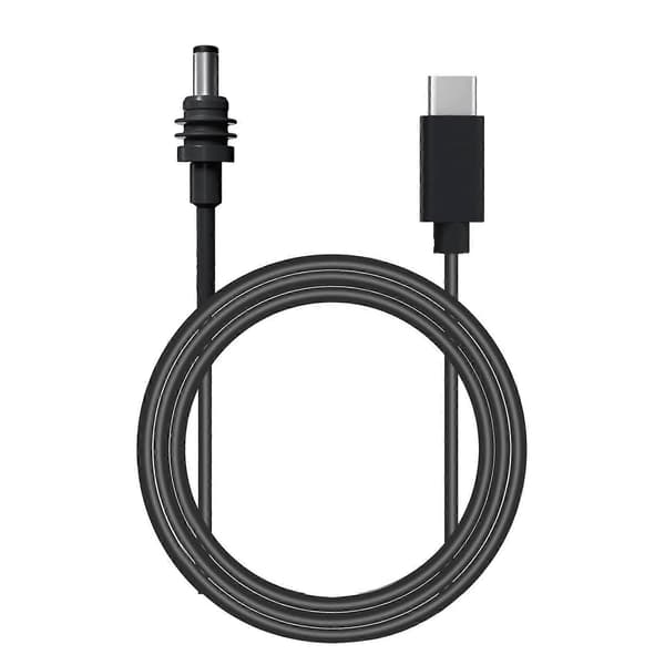 10m USB-C til DC-strømkabel, IP68 vandtæt, 18AWG, gummi, kobber, Type C til DC, til Mini Dish