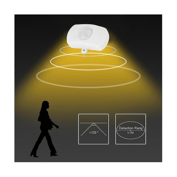 5 stk DC 5V/12V/24V USB PIR Infrarød Bevegelsessensorbryter for LED Lysstripe Intelligent B