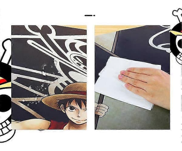 Stor musemåtte One Piece skridsikker gummibase gaming anime musemåtte til computer hjemmekontor lang musemåtte spillemåtte