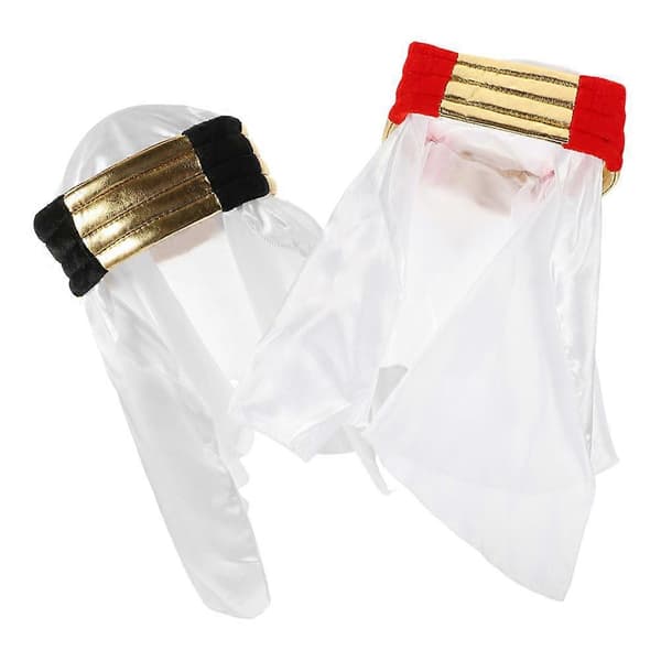 Arabisk Hat 2 Stk. til Fest Stofmateriale i Assorterede Farver