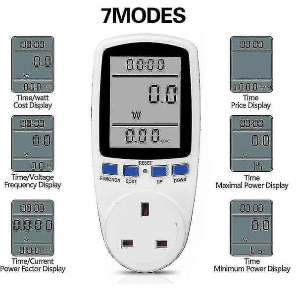 Electricity Meter Energy Meter /EU/AU Plug Energy Consumption Watt Kwh Analyzer Outlet EU Plug