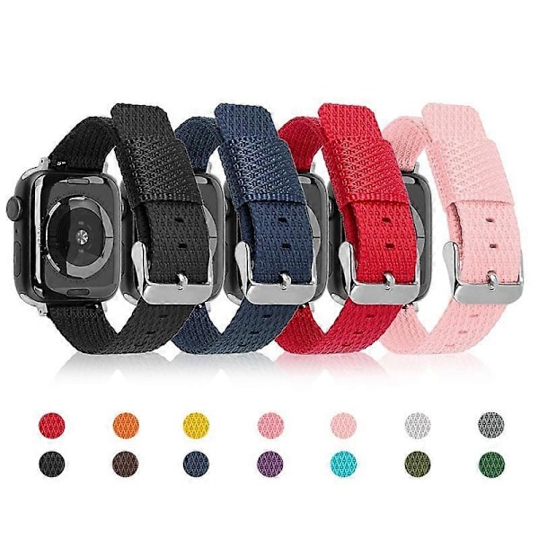 Typ M Armbands för Apple Watch Serie 0 42mm/9 8 7 41mm/6 5 4 SE (2023) SE (2022) SE 40mm/3 2 Style D