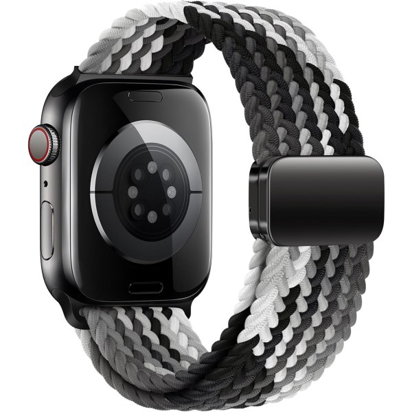 Sport Solo Loop kompatibel med Apple Watch Band 38mm 40mm 41mm 42mm 44mm 45mm 49mm för kvinnor män,Justerbar Magnetic Series SE 9 8 7 6 5 4 3 Ultra 2