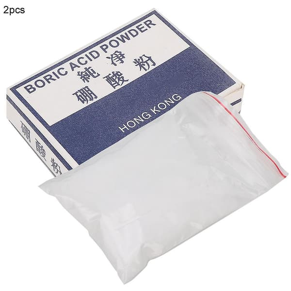2 Boxes Boric Acid Powder Jewelry Cleaning Tool Welding Tool Processing Accessories