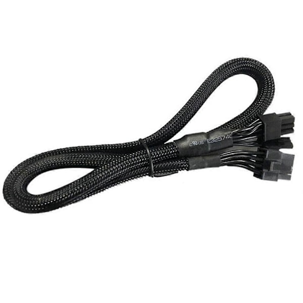 2 kpl 8-PIN - 8-Pin (6+2) PCIE VGA Virtalähdekaapeli Flex & 1 kpl PCIe 6Pin Uros - 4 SATA Virtalähdekaapeli
