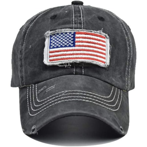 Dam Ponnytail Hög Messy Bun Mössor Distressed Baseball Kepsar Okonstruerad Tvättat Pappa Mössa Flickor Trucker Ponycaps
