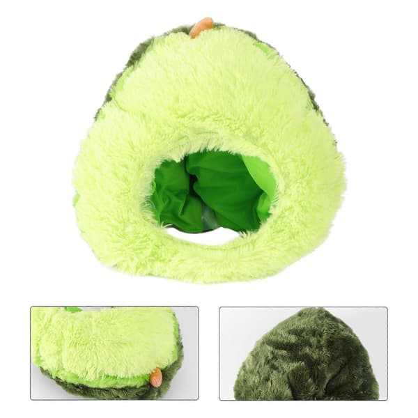 Cosplay Hodeplagg Avokadohatt for dekorasjon, sett med 3 deler