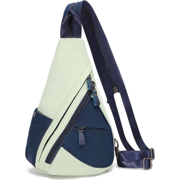 Nylon Sling Bag - Lille Crossbody Rygsæk Skulder Casual Daypack Multifunktionel Rygsæk til Mænd Kvinder