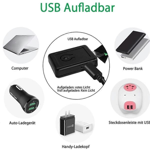 LED-armbånd USB oppladbart refleks justerbart sikkerhetslys for utendørs jogging, løping, sykling