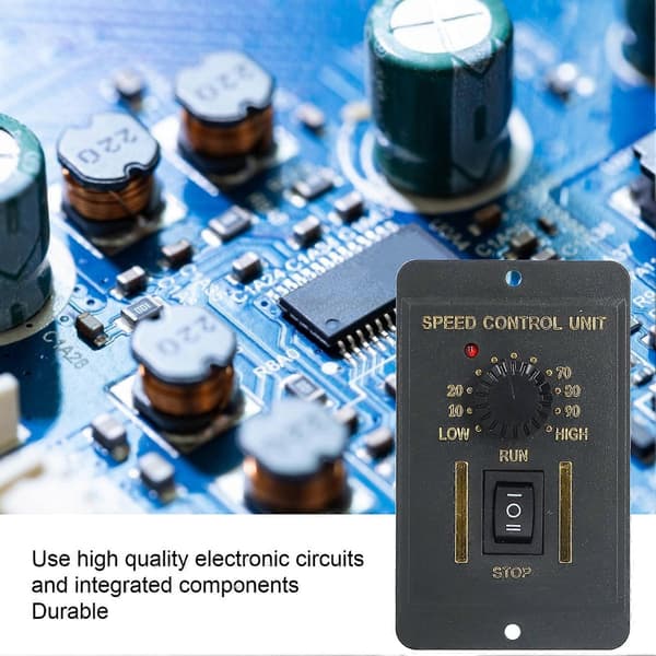 AC-motorvarvtalsregulator 220V Miniregulator CW CCW 6 stift