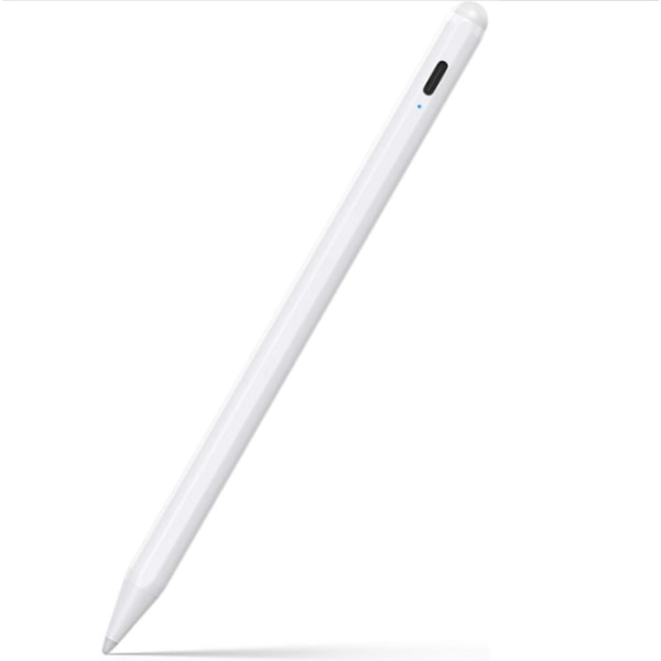 Compatible with Apple iPad, Stylus Pens for Touch Screens,Rechargeable Capacitive 1.5mm Fine Point(White)