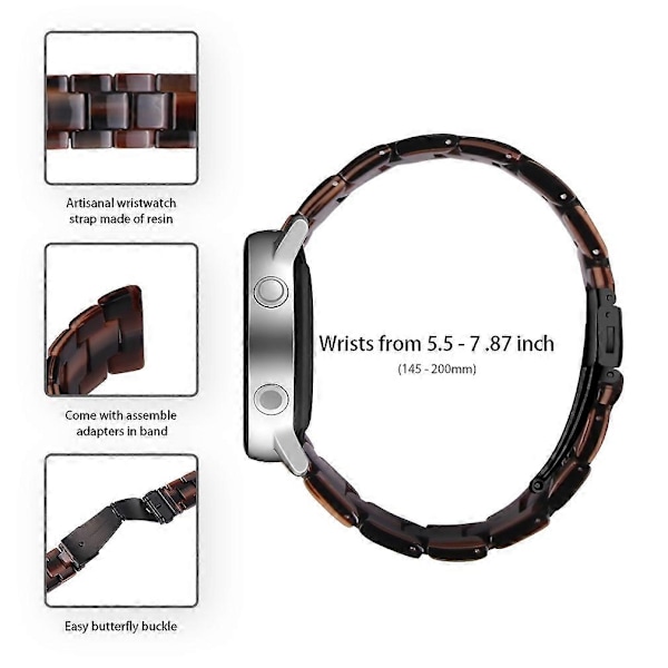 Resin Armband för Huawei Watch 4 Pro/Watch GT 3/2 46mm, 22mm Vattentät Snabbspänne Style A