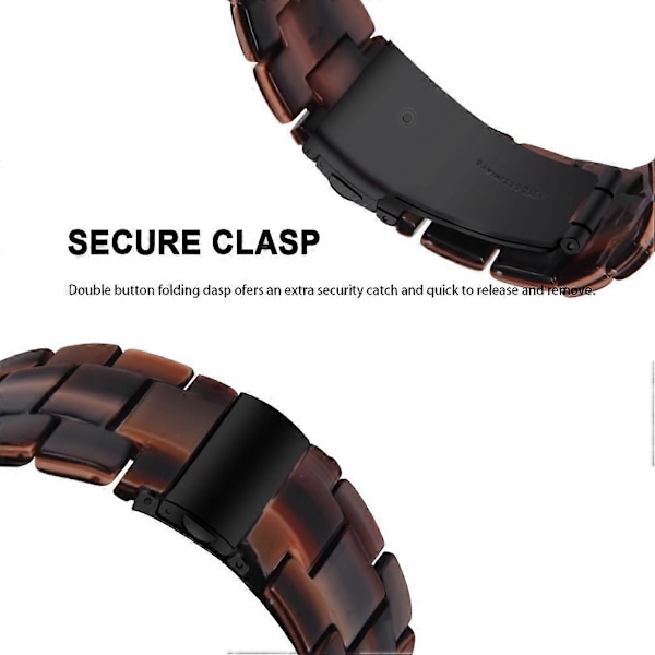 Resin Armband för Huawei Watch 4 Pro/Watch GT 3/2 46mm, 22mm Vattentät Snabbspänne Style A