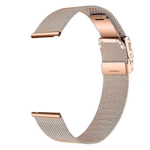 Type B Åndbar Milanese Urrem i Rustfrit Stål 20mm til Garmin vivoactive 5/GarminActive 5 Style C