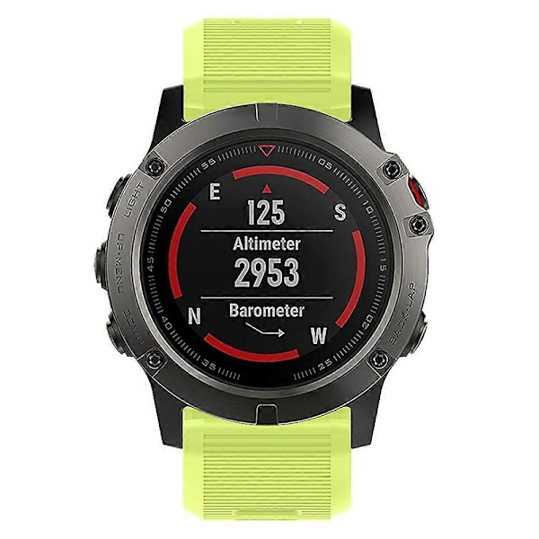 Type D KALEBO LKLB-HWGJ-001 til Garmin Fenix 6X/Fenix 7X/Instinct 2X Smart Watch Band QuickFit Style I