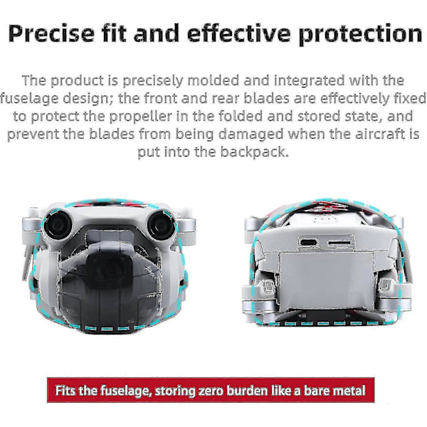 2 st Propellerhållare för Dji Mini 3 Pro, Dji Mini 3 Pro Drone Propeller Skydd, Mjuk Propeller Stabilisator