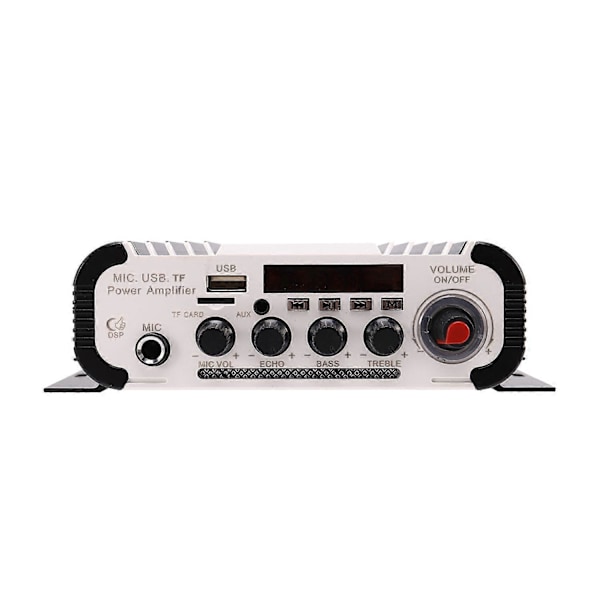 - V11 Bluetooth Forstærker 2-Kanals Super Bass Audio Forstærker Med Fjernbetjening Tf Usb Fm 85