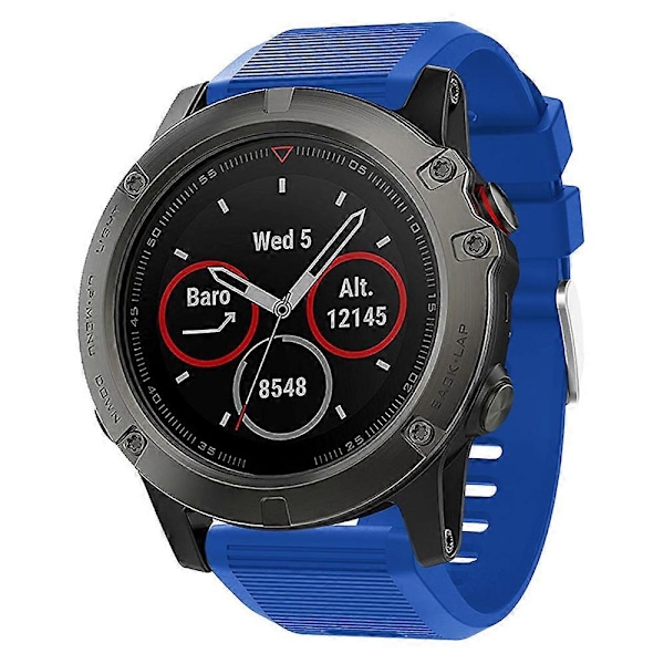 Type D KALEBO LKLB-HWGJ-001 til Garmin Fenix 6X/Fenix 7X/Instinct 2X Smart Watch Band QuickFit Style H
