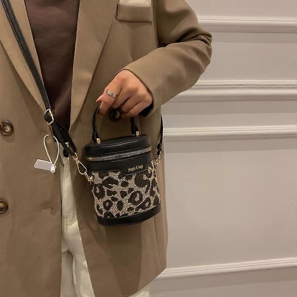 Mobile Phone Bag with Shoulder Strap - Women's PU Leather Handbag with Adjustable Strap - 10014