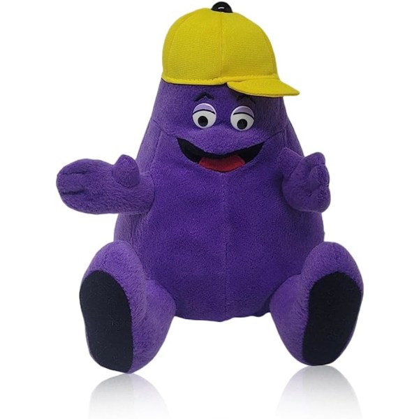 Grimace Shake Gul Hat Plysj Leke Plysj Fylt Dyr Leke Dukke