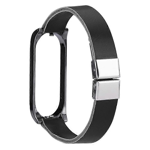 Läderarmband med klockfodral för Xiaomi Mi Band 7/Band 7 NFC Style C