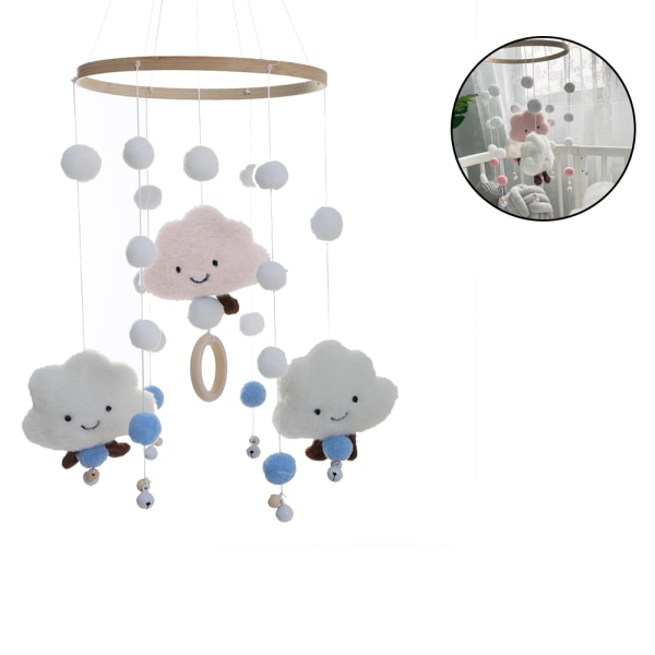 Baby Mobil hängande prydnad, prydnad för barnsäng Vindspel, mobil spjälsäng  Skog barnkammare dekoration Toy-Pink a14c | Fyndiq