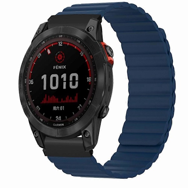 Typ B Armband för Garmin Fenix 7S/6S/5S Klocka Ersättning Magnetisk Silikonrem med 20mm PC Style E