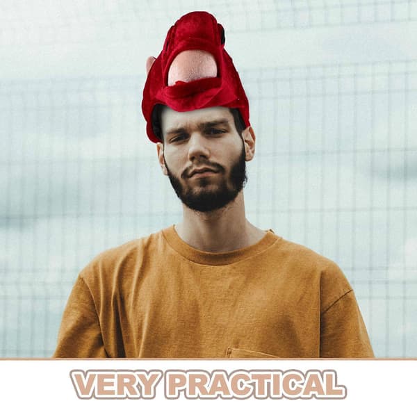 Hestehodehatt 2 stk for festivalbruk Brun polyester hestemaskottilbehør