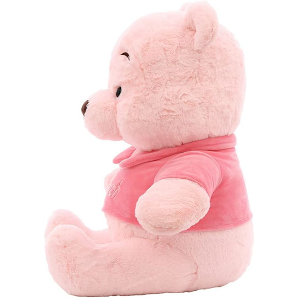 Rosa plyschbjörn kudde gosedjur jul flickor pojkar present, mjuk bomull, rosa flicka, 8 tum