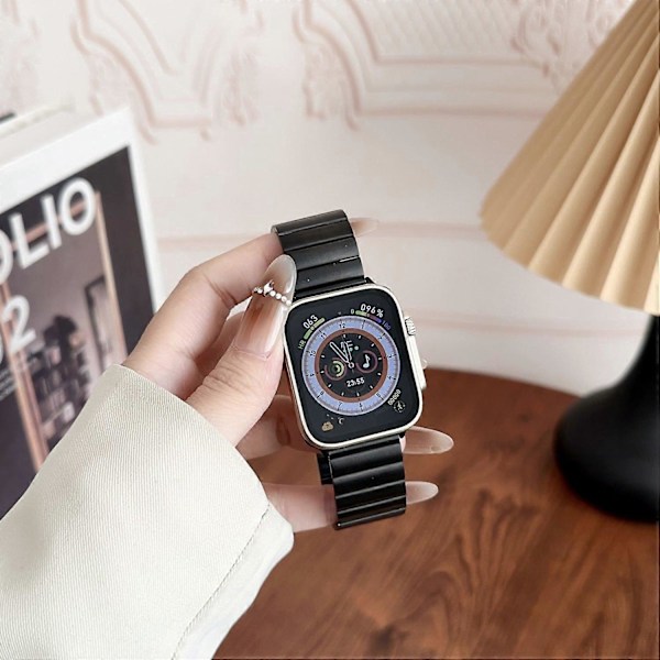 Type B Magnetisk Klokkereim For Apple Watch Series 10 42mm/9 8 7 41mm/SE (2023 SE (2022) SE 6 5 4 Style B