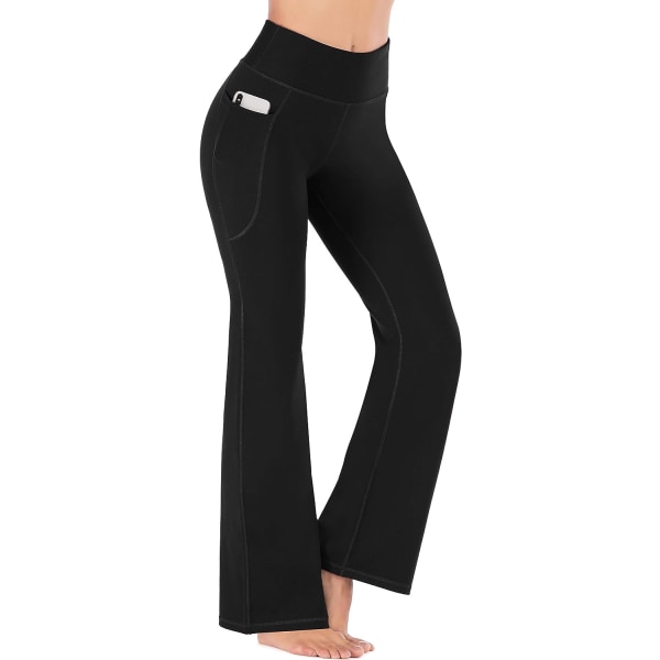 XL Women's Yoga Pants with Pockets High Waist Workout Pants Women's Long Workout Pants One Piece