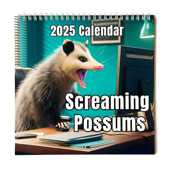 2025-kalendern - De brölande tjugotalen 2025 Screaming Possum Calendar