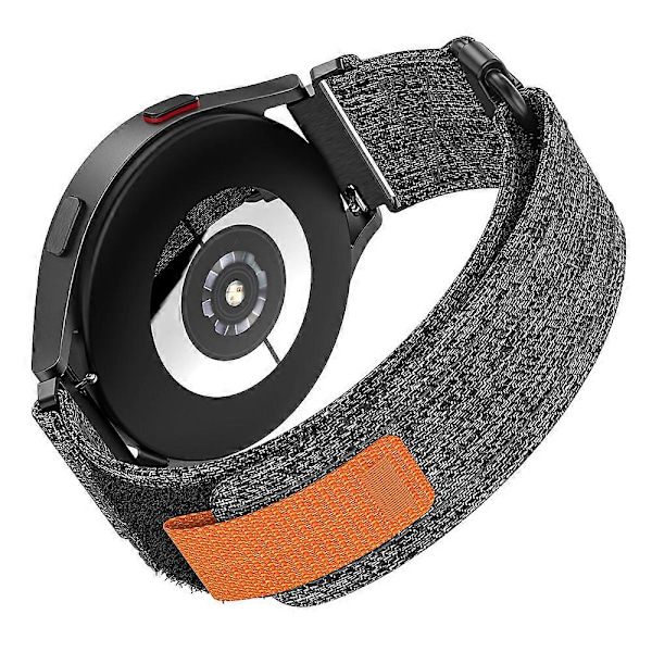 Til Samsung Galaxy Watch5/Watch 5 Pro/Watch 4/Watch 4 Classic Lærreds Urrem 20mm Loop Rem Style A