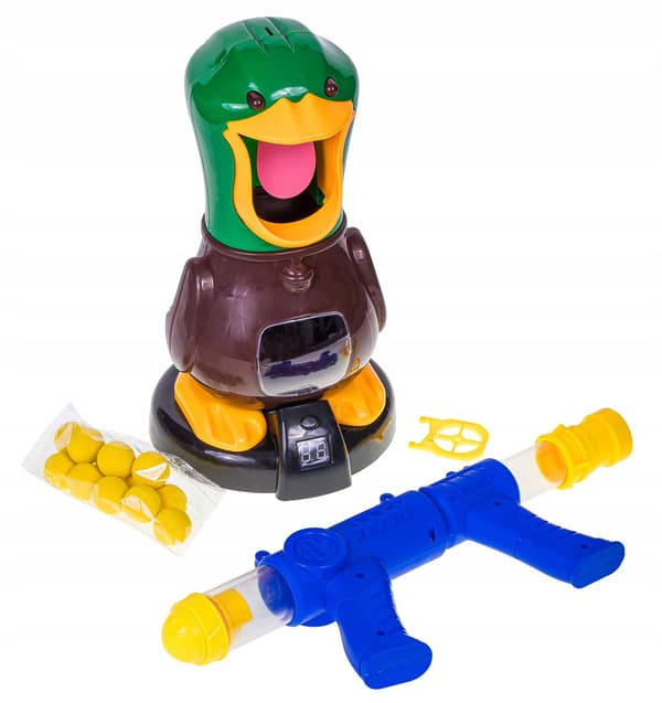 Præcisionsskydespil til børn - Hungry Duck Spil
