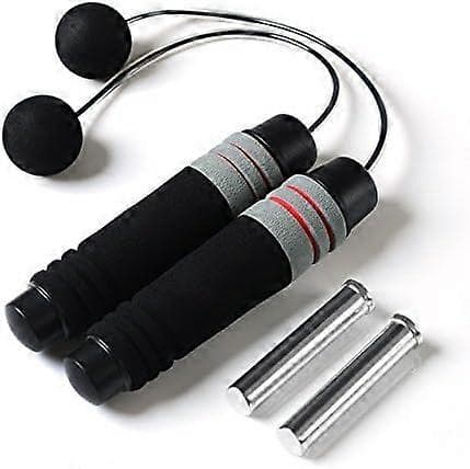 Viktad repfri hopprep för dubbelhopp, träning, WOD, boxning