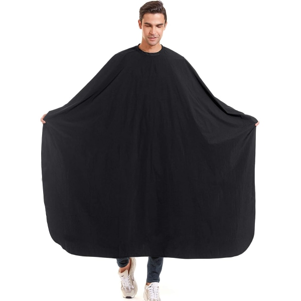 Haircut Cloak 100*140cm Waterproof Salon Large Haircut Cloak Men's Haircut Cloak with Adjustable Snap Button