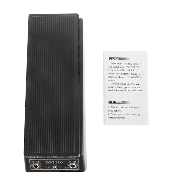 Klassisk Wah Pedal Df2210 Elgitarr Wah Wah Pedal För elgitarrspelare Dj Pedal Power