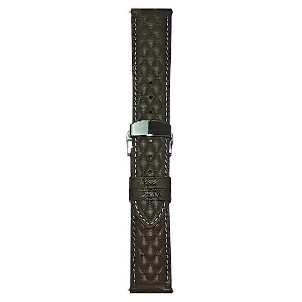 Armband i äkta läder med rombstruktur för Huawei Watch GT 5 Pro 46 mm/GT 5 46 mm 22 mm Style A