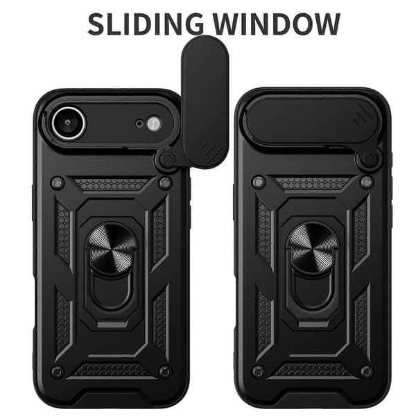 Skjutbart kameraskydd Design TPU+PC Telefonfodral (För iPhone 17 Air)