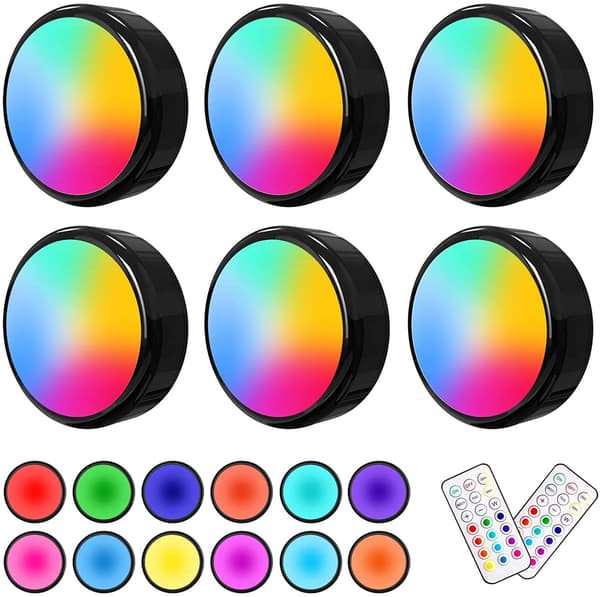 INF LED spotlights 13 colors dimmer remote control_Super gift