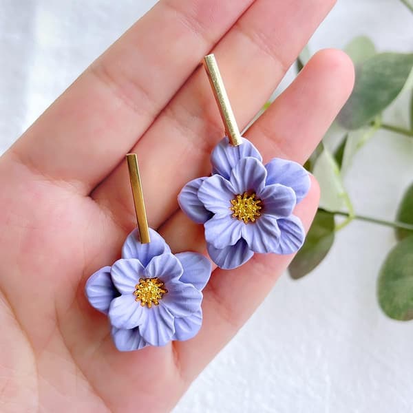 Petal Polymer Clay Cutters - Earring Making Kit