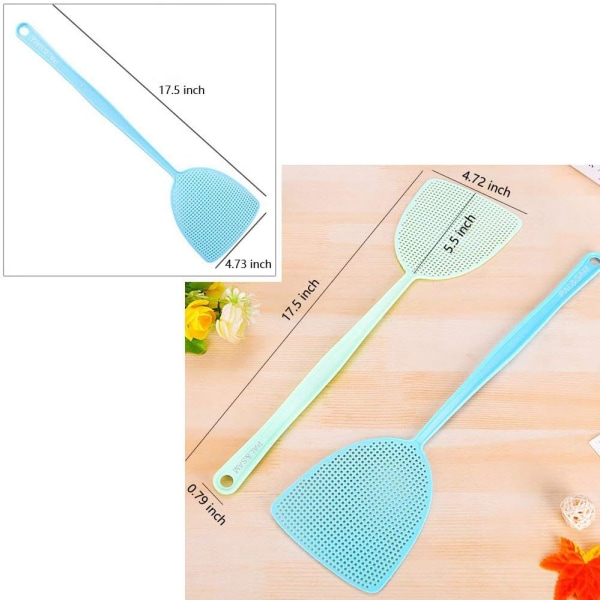 Flugfångare, Stark Flexibel Manuell Sats Skadedjursbekämpning, Blandade Färger (3-pack)