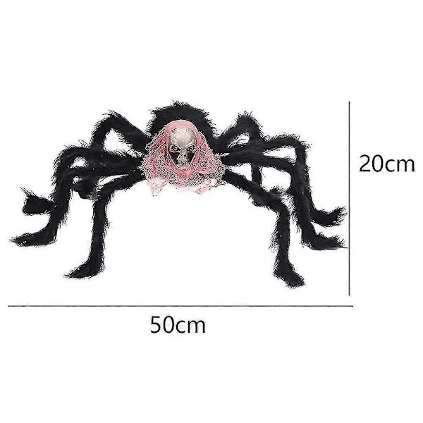 1 stk Halloween Kjempeedderkopp Spøkelseshusdekorasjoner Propsred bd