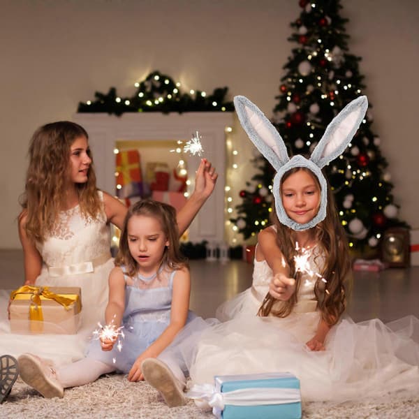 Kaninører Hætte til Pynt Julekaninhat Cosplay